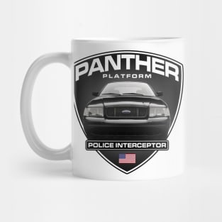 Panther Platform - Crown Victoria (Black Car) Mug